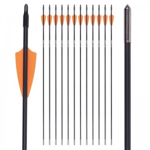 Elongarrow 113157-01 30inches 6mm Íjászat Ifjúsági Bow reflexíjhoz Üvegszálas Arrow