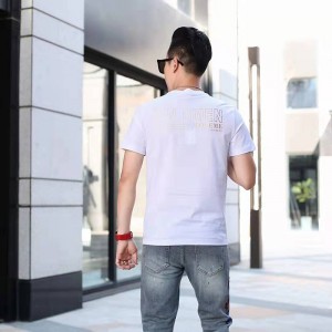 Kötött digitális crewneck póló