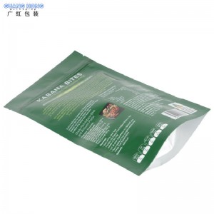 Zipper felállt tasakkal