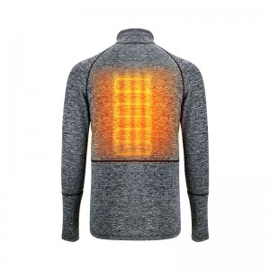 Könnyű súlyú ruházat alatt, szürke fűtött fehérnemű akkumulátorral