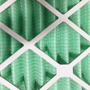 Merv8 Papírkeret Elsődleges hatékonyság Panel Panel HVAC Légszűrő az állatállományhoz