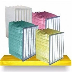 F5-F9 MIDIUM hatékonyságú zseb szűrő táska HVAC légszűrő tiszta helyiségben