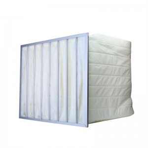 F5-F9 MIDIUM hatékonyságú zseb szűrő táska HVAC légszűrő tiszta helyiségben