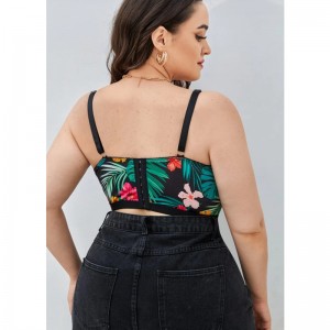 Plusz floral csipke alatti melltartó