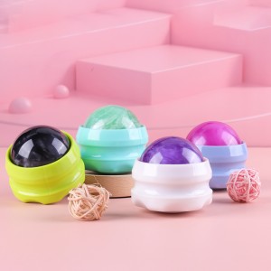 Masszázs görgős golyó, jégterápia szoros és fájdalomcsillapító masszírozó, enyhítő izomfeszültség és fájdalomcsillapítás, amely alkalmasnyakra, hátra, vállakra, karokra, lábakra, combokra