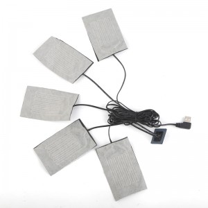 Gyártó Kiváló minőségű 5V 7.4V Elektromos szénszálas ruházati kabát