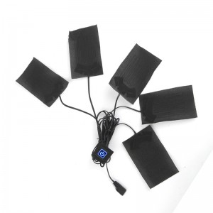 Gyártó Kiváló minőségű 5V 7.4V Elektromos szénszálas ruházati kabát