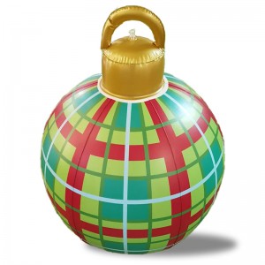 Karácsonyi felfújható dekorációs golyók, karácsonyi PVC felfújható függő díszek