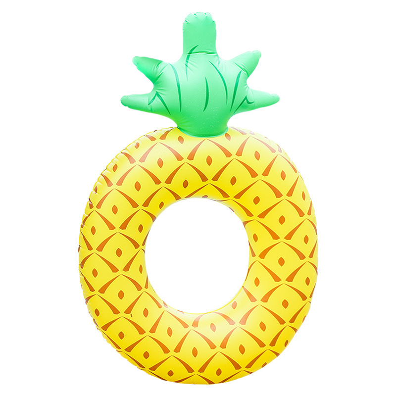 Felfújható ananász úszásgyűrű, hordozható úszómedence, vízi játék felnőtteknek és gyerekeknek
