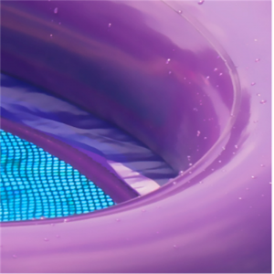 Hot értékesítési új felfújható padlizsánnet float, felfújható víz játék medence, strand