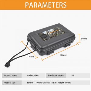 Elongarrow 470071 Archery Broadheads Storage Box