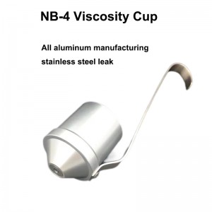 Rozsdamentes acél viszkozitás kupa laboratóriumi viszkoziméter laboratóriumi festéknyomtatás tinta viszkozitási teszt csésze