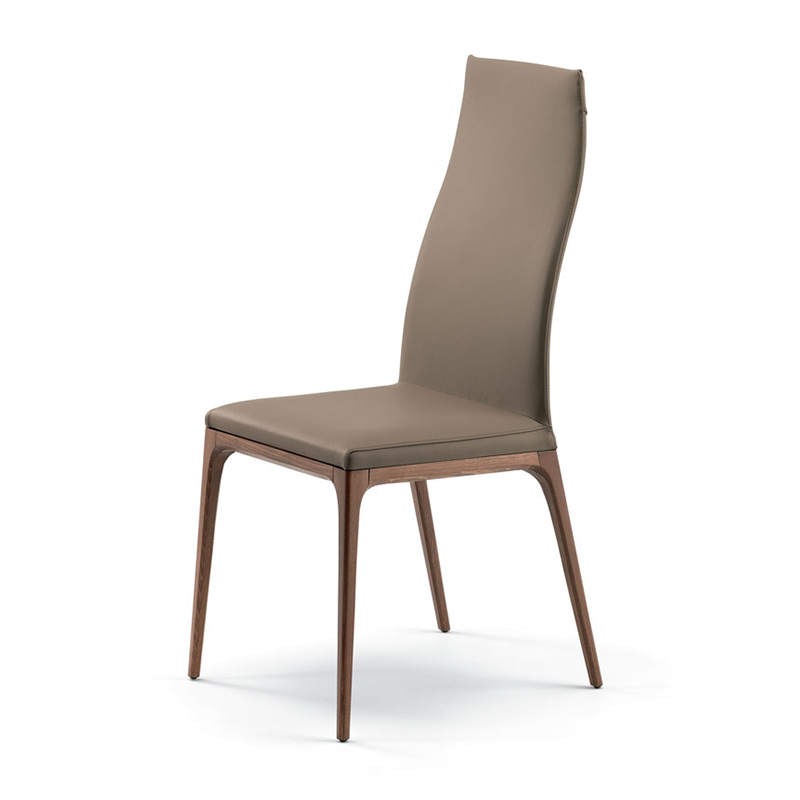 Otthoni bútor étkező székek modern bőr magas hátsó étkező szék luxus olasz