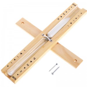 Szauna homokóra óra, szauna homokóra, szauna felszerelés 15 perces fa szauna homokóra óra homok időzítő órája szauna gyógyfürdőhez