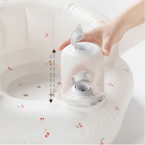 Hordozható cseresznye baba esés elleni kanapé, fürdőszék étkező szék PVC felfújható játék