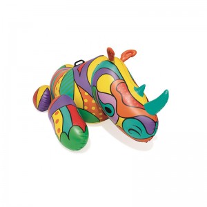 A popkultúra orrszarvú felfújhatónyári party vízi játék útjanagy teherbírású fogantyúkkal