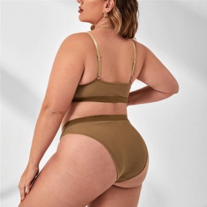 Sima push up fehérneműkészlet Kényelmesnők alsó vezetékkészlet szexi fehérnemű