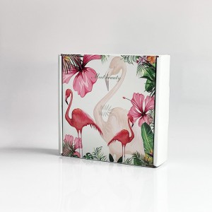 Folt színű repülőgép doboz hüvelyk ing ruházat karton póló ruha csomagoló doboz hullámosított repülőgép doboz ruhák színesnyomtatás