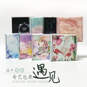 Folt színű repülőgép doboz hüvelyk ing ruházat karton póló ruha csomagoló doboz hullámosított repülőgép doboz ruhák színesnyomtatás