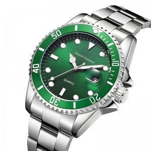 Daniel Gorman kiváló minőségű férfiak sportfigyelése vízálló klasszikus rozsdamentes acél heveder divatfemencék munkavállalói kvarc watchrm001