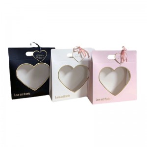 Virágdoboz szerelem kézi doboz papír ajándékdoboz csomagoló doboz vízálló összecsukható kartondoboz virágcsomagoló anyag