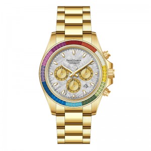 luxusóra rozsdamentes acél kvarc watchdg9003