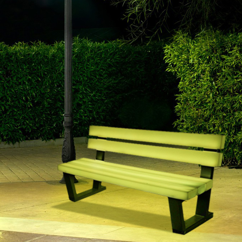 16 színű LED bútor vízálló kerti padok újratölthető lítium akkumulátor kültéri LED szék