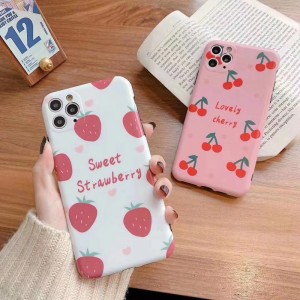 Alkalmas az Apple iPhone12Pro mobiltelefon -tokhoz, szerelmi animációnettó piros mobiltelefon bőr tok 13Pro szilikon mobiltelefon tok