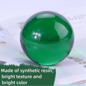 ömlesztett 40 50 mm szilárd kerek átlátszó kis zsonglőr piros kék áttetsző gömbök golyók akril kristálygömb gyöngy