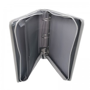 13 hüvelykes cipzár kötőanyag-3 gyűrűk cipzáras kötőanyagok iskolához, levélméretnejlon 3 gyűrűs kötőanyag 2 hüvelykes gyűrűs tartó