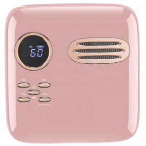 M&R 701PRO vezetéknélküli LED körömlámpa, vezetéknélküli körömszárító, 72W -os újratölthető LED körömlámpa, hordozható gél UV LED körömlámpa 4 időzítő -beállítási érzékelővel és LCD kijelző zöld