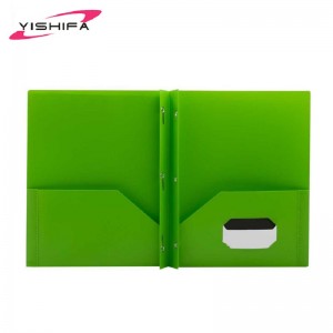 Egyéni logó PP anyag dupla zseb Spongs bemutatóval