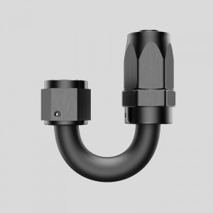 Alumíniumvágó stílusú forgó tömlő vége 0/30/45/60/90/120/150/180 fok egy illeszkedőnőstény AN4 AN8 AN12 AN16 AN20