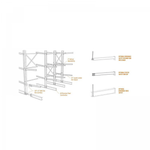 H gerenda konzolos állvány