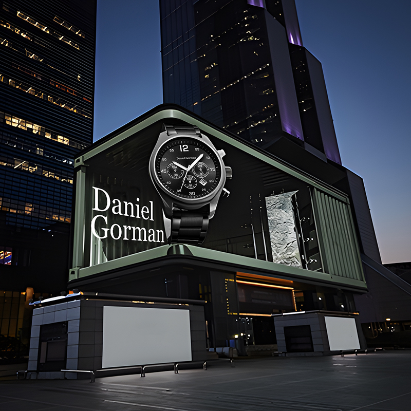 Az IWC új Top Gun szabad szemmel 3D -s kreatív kültéri hirdetések elindultak