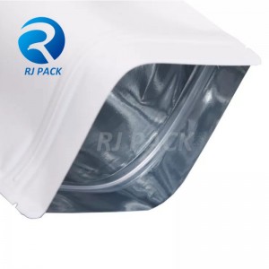 100% -ban újrahasznosítható fémezett állványos tasakok cipzárral