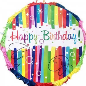 Születésnapi papír pinatas