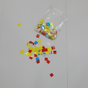 Szöveti papír konfetti körök