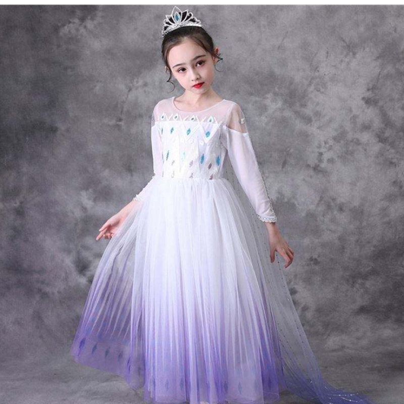 Cos110 lányok ruhák hercegnő cosplay elsa ruha halloween ruházat divatos tv&film jelmez gyerekek