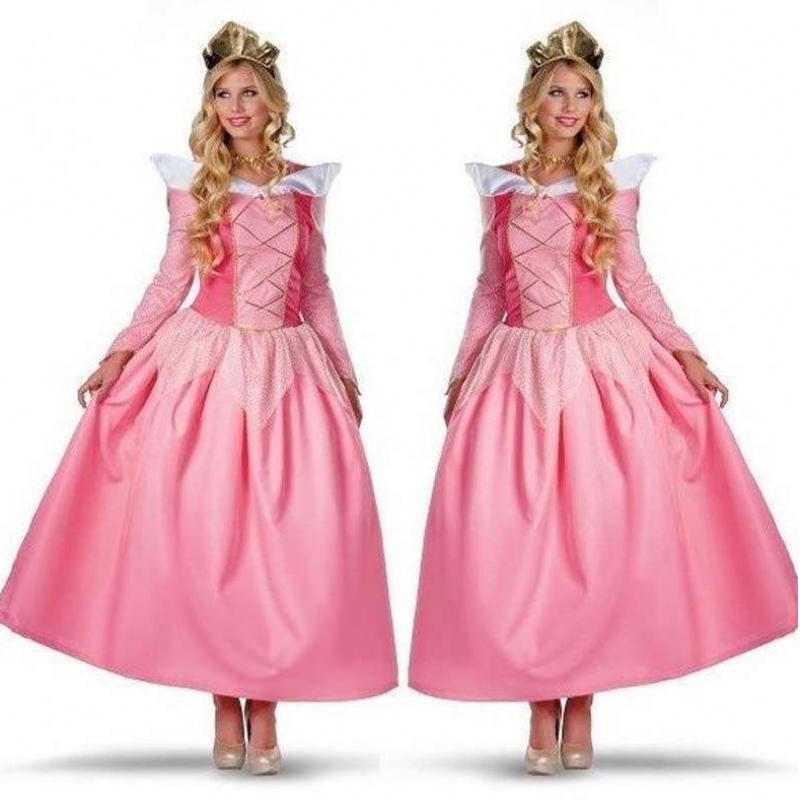 Engedélyezze a szerepet a cosplay klasszikus hercegnő hófehér szépség aurora jelmeznők hercegnő ruha szac-007
