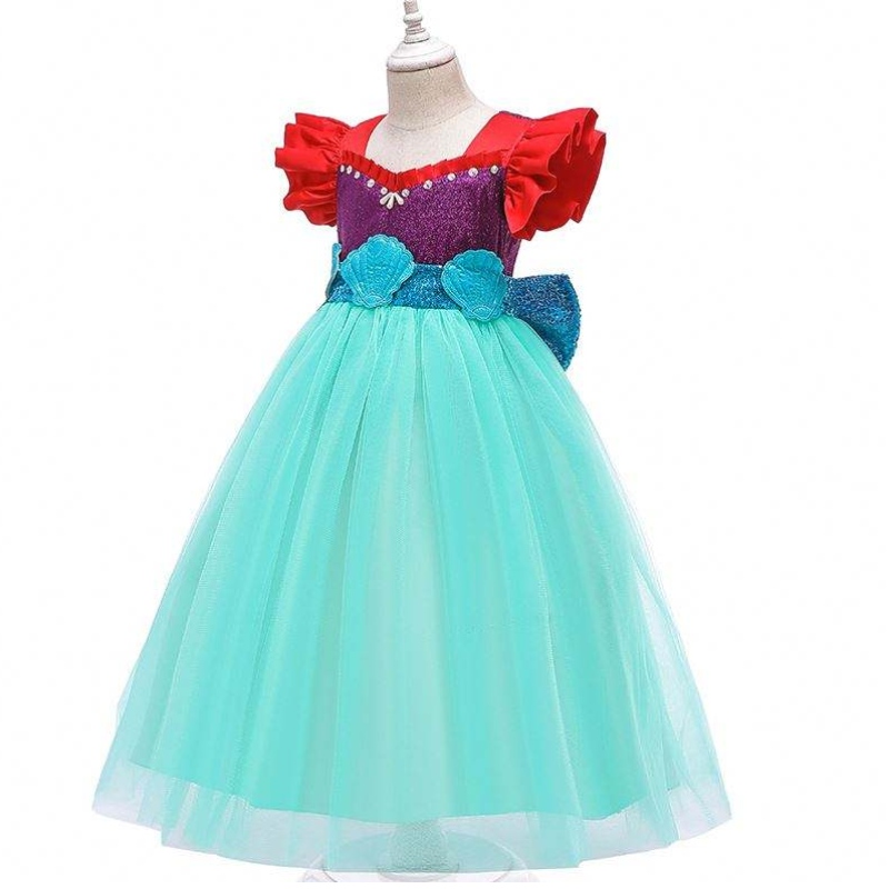 Baige gyerekek sellő Ariel hercegnő lány ruha halloween előadás cosplay jelmez mry002