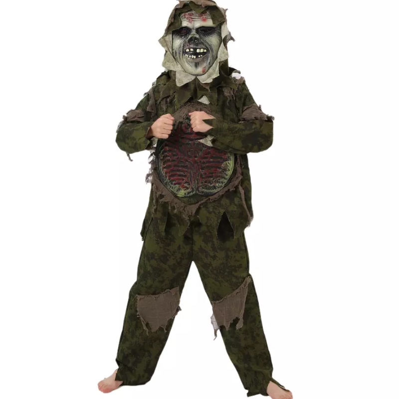Swamp Monster Thing Halloween ijesztő terror cosplay jelmezek gyerekeknek