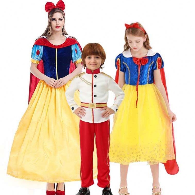 Jelmezeknyári gyerekek lány hercegnő puff hüvely hófehérje jelmez ruha hCSW-002
