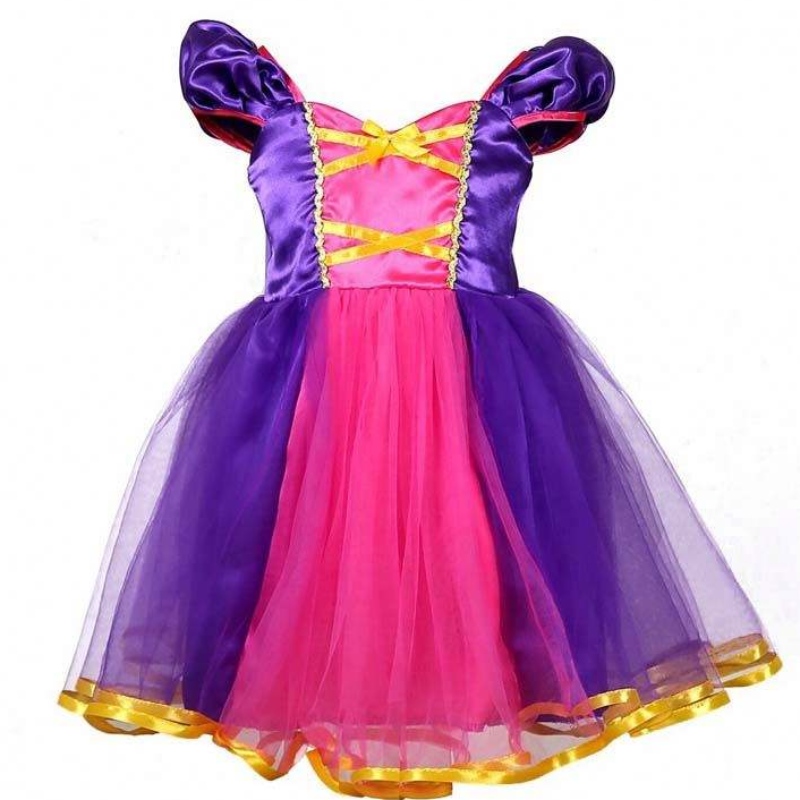 Baba jelmezes buli öltözködjön fel hercegnő rapunzel kislány buli ruhák hercegnő születésnapi dghc-031