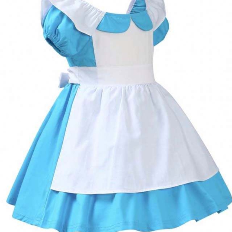 Gyerekek jelmezek ruházat Hófehérke Alice csecsemő 100% pamut 2-6 éves kislány szíjruhák gyerek lány hercegnő ruhák DGHC-029