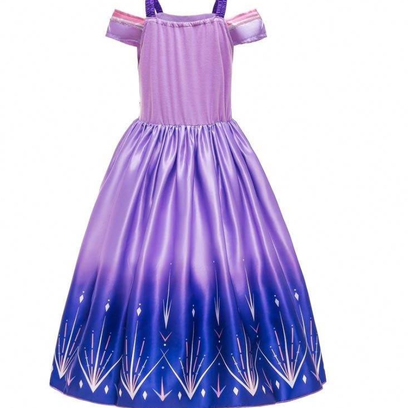 Nagykereskedelmi hercegnő jelmez flitter háló parti Elsa ruha gyerekeknek kiegészítőkkel HCGD-030