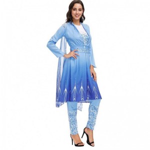 2022 új érkezők felnőttkori hókirálynő Elsa cosplay Halloween jelmeznők HCGD-055