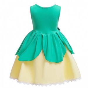 Gyerekek Halloween jelmez Tiana jelmez hercegnő és a béka jelmez a lányoknak HCTB-007