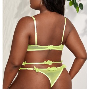 Applikációk Részletek Szexi fehérneműkészlet egy pár harisnyakötővel