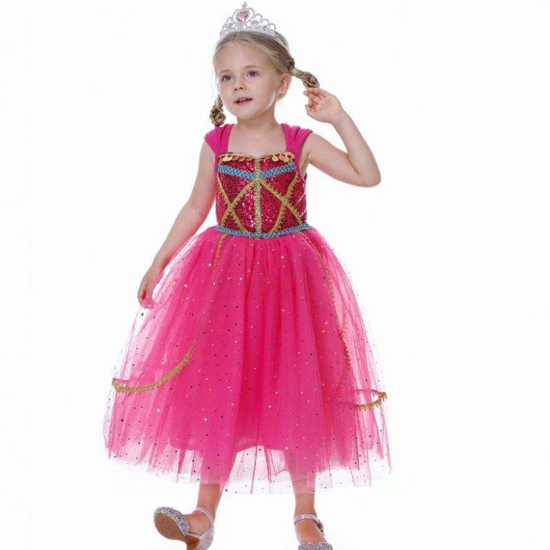 Baigenewjasmine hercegnő ruha halloween cosplay jelmez gyerekek buli ruha bx8140